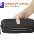 Hand holding Rugged EVA Hard Travel Case For BT-100 Series Handheld Anemometer Protection with compact EVA surface