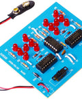 Score Big With This Fresh Electronic Dice Soldering Kit That Features A Reliable 25 Watt Iron And Top Shelf Solder Wire For Smooth DIY PCB Assembly showing a detailed circuit board with LED lights and components.
