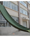 High Rise Cargo Chute For Fast Warehouse Unloading And Loading Tarpaulin Slide Conveyor in use at building site