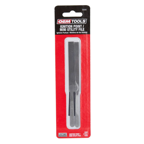 Go To Two Pack Mini Ignition Point And Utility File Set With Precision Ground Tempered Steel For Spark Plugs And Distributor Contacts