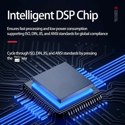 Portable Surface Roughness Tester With Ultra-High 0.001μm Resolution featuring Intelligent DSP Chip for global compliance