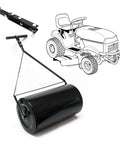 Heavy Duty Lawn Roller For Push Or Tow Behind, 16 Gallon Or 60L Water Sand Fill, Easy Turn Tethered Plug, Tractor Pull Style