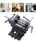 Tough As Nails Three Inch Drill Press Xy Compound Vise with heavy duty cross slide clamping rig for precision workholding.