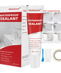 Advanced Silicone Caulk Sealant For Kitchen And Bath Waterproof Bonding Interior Exterior Use Heavy Duty Strong Adhesion 5.3 Oz