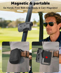 Golf rangefinder with magnet on golf cart and belt, Go To Golf Rangefinder With Slope And Anti Shake Tech, 800 Yard Range