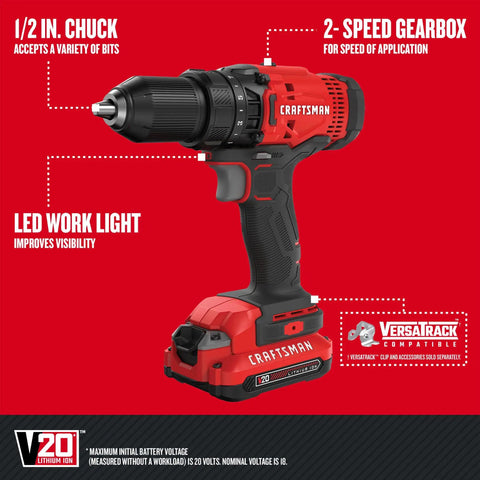 Beefy Rugged Cordless Drill Driver And Impact Driver Set With Two Batteries And Fast Charger Led Work Light Two Bits And Carrying Bag For Pro Grade Home Improvement And Tough Diy Projects