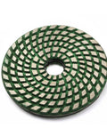 Durable 4 Inch Turbo Segment Grinding Disc With Sintered Metal Bond For Concrete Stone Surfaces Dry Wet Polishing Wheel Grit 100 close-up view
