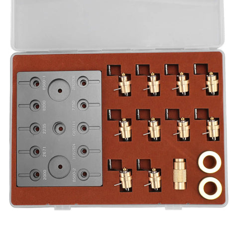 Pro Grade Brass Watch Mainspring Winder Kit For Pros And DIYers With Broad Caliber Compatibility in case