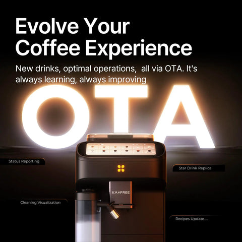 Fully Automatic Espresso Machine With Conical Burr Grinder And Smart Hot Cold Milk Frother For No Sweat Barista Level Drinks And Quick Cleanup Right At Home, featuring touchscreen control.