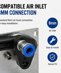 Heavy Duty Tire Changer Control Pedal Assembly component with 8mm air inlet