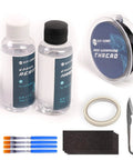 Fishing Rod Repair Kit With Epoxy Glue, Wrapping Thread, Clipper, Masking Tape for rod fixes and tip repairs DIY anglers