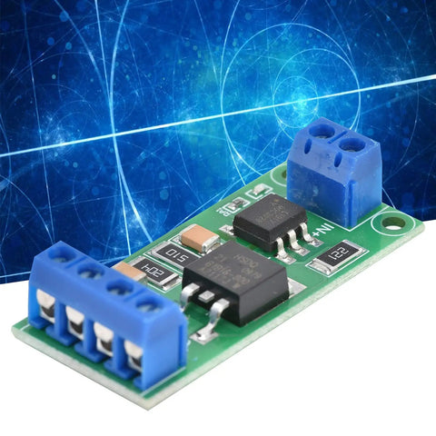 Three Point Three Volt To Twenty Four Volt SCR Module with Optocoupler Isolation High Power Signal Converter on circuit board