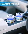 Detail Like A Pro Car Cleaning Gel Putty For Hard To Reach Areas Ultimate Car Interior Cleaner Slime Dust Remover Kit in car holder