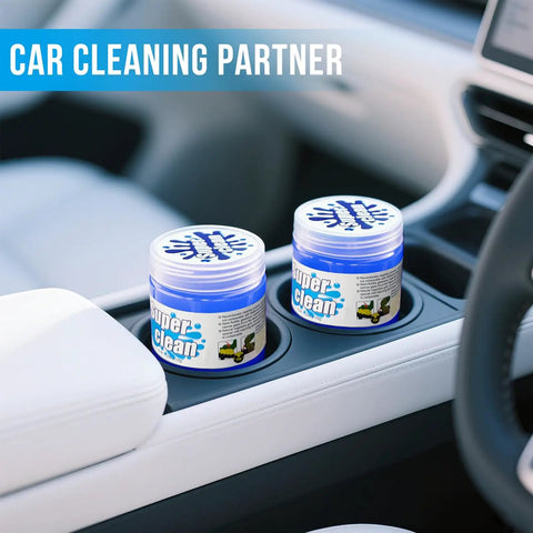 Detail Like A Pro Car Cleaning Gel Putty For Hard To Reach Areas Ultimate Car Interior Cleaner Slime Dust Remover Kit in car holder