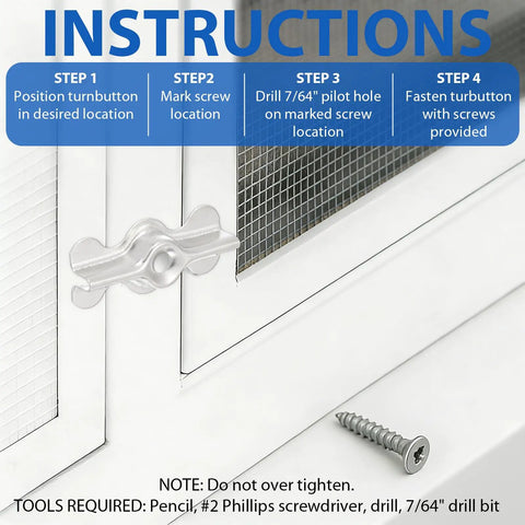 Step-by-step instructions for installing Double Wing Flush Mounting Clips With Screws Alloy Steel Recessed Trim Hardware.