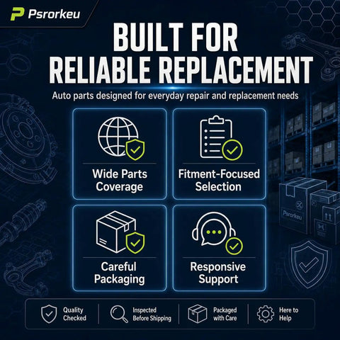 Psrorkeu brand graphic for 210 Piece Front End Sheet Metal Hardware Kit For Vintage Cars And Trucks With Fender Bolts J Clips Captured Washer Bolts Plastic Nuts And Mounting Hardware For Grilles Body Panels And Fender Assembly Pro Grade All In One