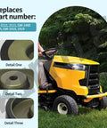 Swap-In Reverse Disc For Horse Tiller 3 3/4 Inch Replacement Part With Rubber And Metal Build, Compatible With Troy-Bilt Tillers