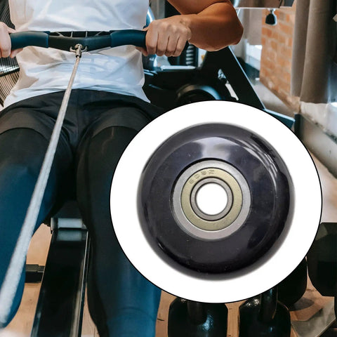 Universal Bearing Pulley Wheel For Gym Cable Systems And Home Workout Setup, Replacement Roller For Fitness Equipment, Durable PP Material, Easy Install, Compact 1.65 Inch Diameter, High Quality Cable Pulley Roller For Repair on cable machine