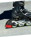 Quad Skates Toe Guards Inline Skate Brake System Replacement Kit With Toe Stops Safety Brake Pad Easy Install Screws