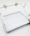 Heavy Duty 6X6 Inch Access Panel Door With Quick Push Lock, galvanized steel build for HVAC and plumbing access.