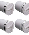 FM-15RA Replacement Filter Cartridge For Faucet Mount FM-15A White 4 Pack on white background, designed for water filtration.