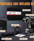 Portable Handheld Arc Welder Gun With IGBT Inverter, 110V, 120 Amp, Lightweight 3.9 Lb, Kit with carrying case and accessories