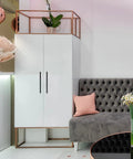 Square 10 Inch Matte Black Cabinet Pulls Set Of 25 For Kitchen And Bath Cabinets on modern white cabinet in elegant room.