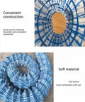 Blue Perforated French Drain Pipe 2 Inch for Garden Yard Lawn Landscaping with Corrugated Design, Nonwoven Filter Layer