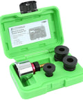 Universal Cooling System Adapter Kit For Radiator Pressure Testing, Easy Fit For Most Cars And Light Trucks in green case