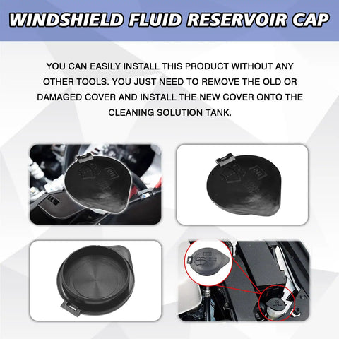Windshield Washer Reservoir Cap Replacement For Toyota RAV4 Venza Highlander And Lexus Durable ABS Wiper Fluid Tank Cap Easy Install