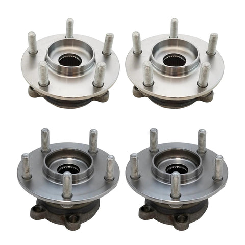 Drop In Front And Rear Wheel Bearing And Hub Assembly Set For 2013 Through 2021 Mazda CX 5 AWD And 2022 CX 5 with two front units