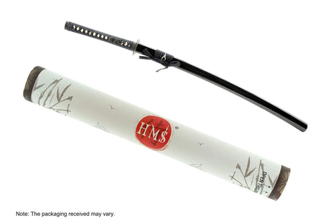 Kickass Unsharpened Aluminum Wakizashi Iaito For Iaido Practice 21 Inch Tomoe Crest Training Sword With Fuller Bo Hi Safe Blade