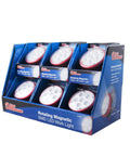 Rotating Magnetic Work Light With Six SMD LEDs 375 Lumens display packaging