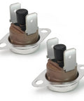 Flame Rollout Limit Switch 2 Pack For Rheem Furnace SRL350 L350 350F Replacement Part 47-22861-01, two switches