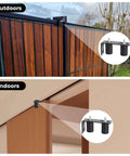 Universal Adjustable Heavy Duty Sliding Gate Kit With L Shape Brackets on wooden slide gates indoors and outdoors