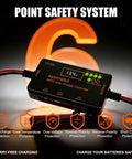 12V 10A MPPT Solar Charge Controller With PD 36W USB C And QC 18W Output For LiFePO4 AGM And Gel Batteries, LED display, safety features