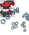 Traxxas TRX4M Compatible 1 By 18 RC Crawler Stainless Steel Ball Bearing Kit Upgrade Parts For RC Cars Low Friction High Rotation Beefed Up Bearings For Smoother Speed And Reliability, RC crawler bearings set