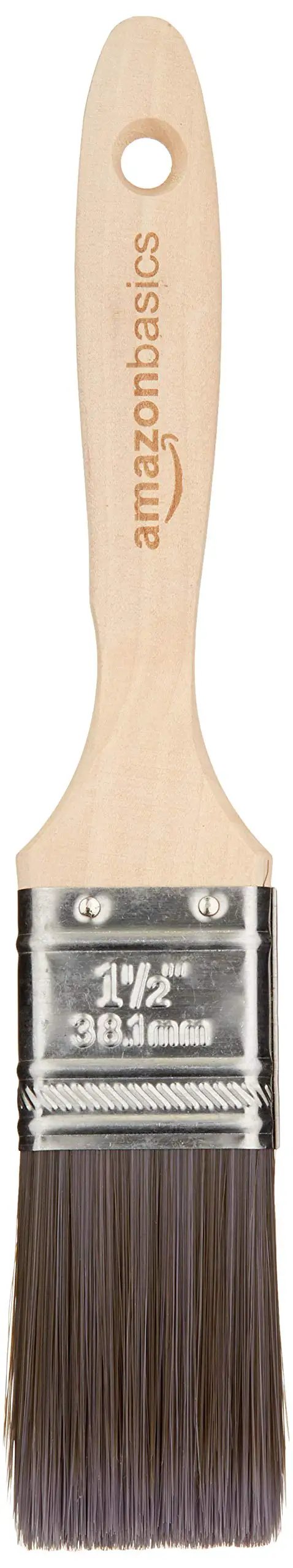 Flat Edge Master Pro Paint Brush One And A Half Inch With Polyester Blend Bristles That Are Soft Yet Firm, Tapered And Flagged