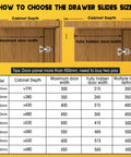 Diagram showing door slide sizes for the 18 Inch Pocket Door Slide Kit Set Of 2 For Space Saving Cabinet Doors