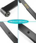 Close-up details of Heavy Duty Golf Cart Rear Leaf Spring Kit For EZGO RXV 2008 2013 With 2 Leaf Tapered Springs Urethane Bushings