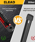 Comparison of 4 Piece Magnetic Slidable Drill Bit Holder With 160 Hole Storage, aluminum rail vs ABS rack durability