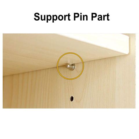 Support pin part from 90 Piece Do It Yourself Friendly Pro Grade Furniture Cam Lock Screws And Barrel Nuts Hardware Kit with dowel pins.