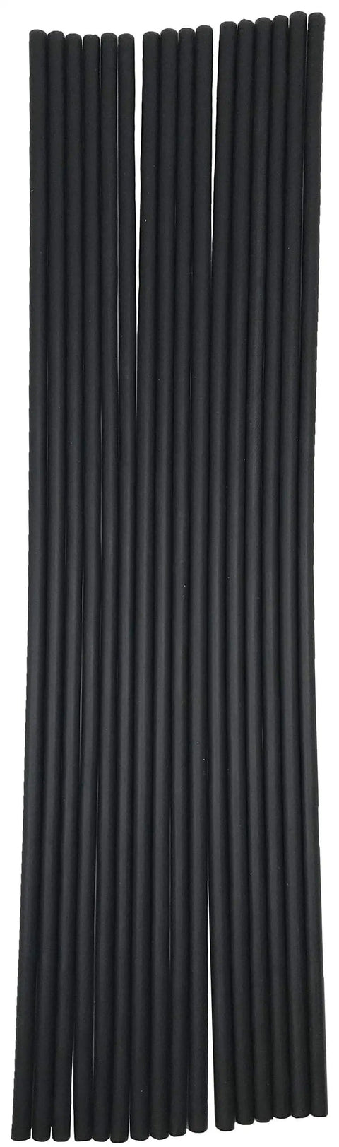 Black tubing from Pro Grade Adhesive Lined Heat Shrink Tubing Kit For Auto And Marine Electrical Protection Includes Sizes Three Sixteenth Inch One Quarter Inch Three Eighth Inch In Red Clear And Black Flame Retardant 100 Piece Assortment Made In USA