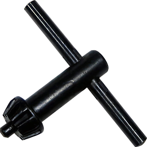 Close-up of a black chuck key from the Pro Grade Flexible Shaft Motor Kit With Handpiece And Foot Pedal 110V High Speed 20000 RPM Ball Bearing Drive.