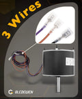 Image of Upgraded Condenser Fan Motor for Trane and American Standard A C Units One Eighth HP 208 230V 825 RPM with three wires