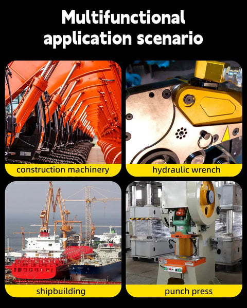 Multifunctional application scenario, construction machinery, hydraulic wrench, shipbuilding, punch press