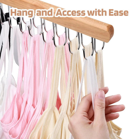 Double Sided Bra And Tank Top Hangers 2 Pack Featuring Eighteen Sturdy Clips Straight Up Closet Savior That Nixes Clothing Jams And Delivers A Seriously Polished Wardrobe Flex