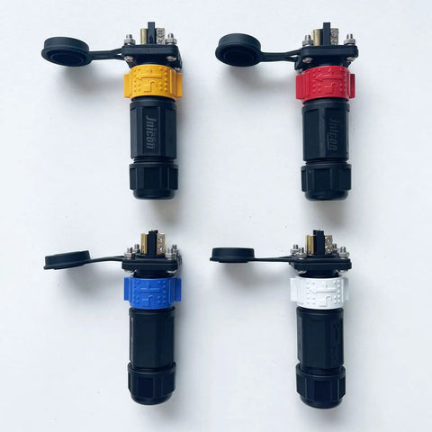 2 Pin 50 Amp Trolling Motor Plug Receptacle Set For Marine Boats Power Waterproof IP67 Connector 12 24 36 48 Volt System