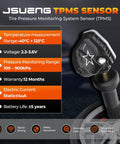 Brand New 315 Mhz Tpms Sensor Straight Swap Tire Pressure Monitoring System For Gm C6 Platform displaying specifications and design.