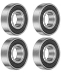 4 Pack 14329-2RS Non Standard Ball Bearings 14mm ID 32mm OD 9mm Thick Double Rubber Sealed Chrome Steel For Industrial Machinery Beefy Durable For DIY Projects, 4 bearings shown